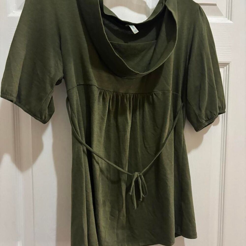 Heaven-australia Women's Green and Khaki Blouse